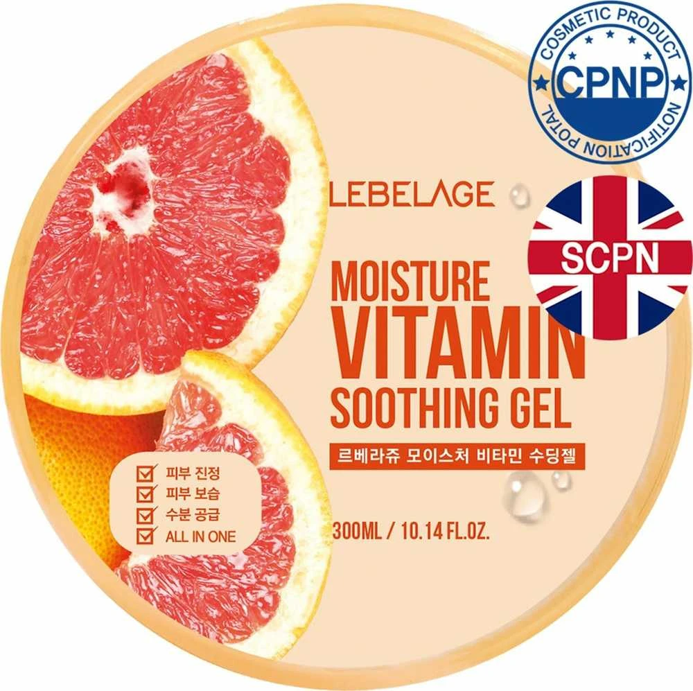 Beauty Formulas LEBELAGE Veido ir kūno gelis Vitamin Purity 100% 300 ml