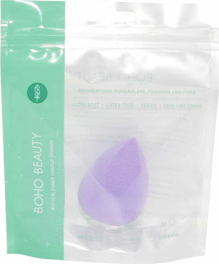 „Pureness“ rinkinys „Beautyblender“: bazinė stotelė, makiažo kempinėlė, violetinė + bazinė stotelė, - kempinėlė valiklio losjonui, 90 ml + grožio blenderis