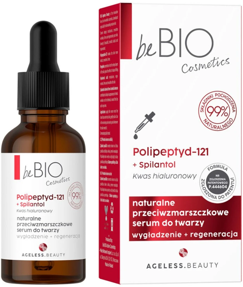 Bebio Ewa Chodakowska Ageless Beauty natūralus veido serumas nuo raukšlių 30ml