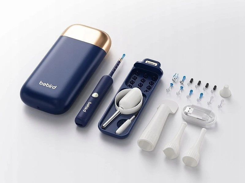 Bebird EarSight Plus otoskopas su ausų valymo kamera (mėlynas)