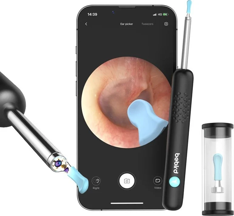 Smart Visual Ear-Clean strypas Bebird R1 juodas