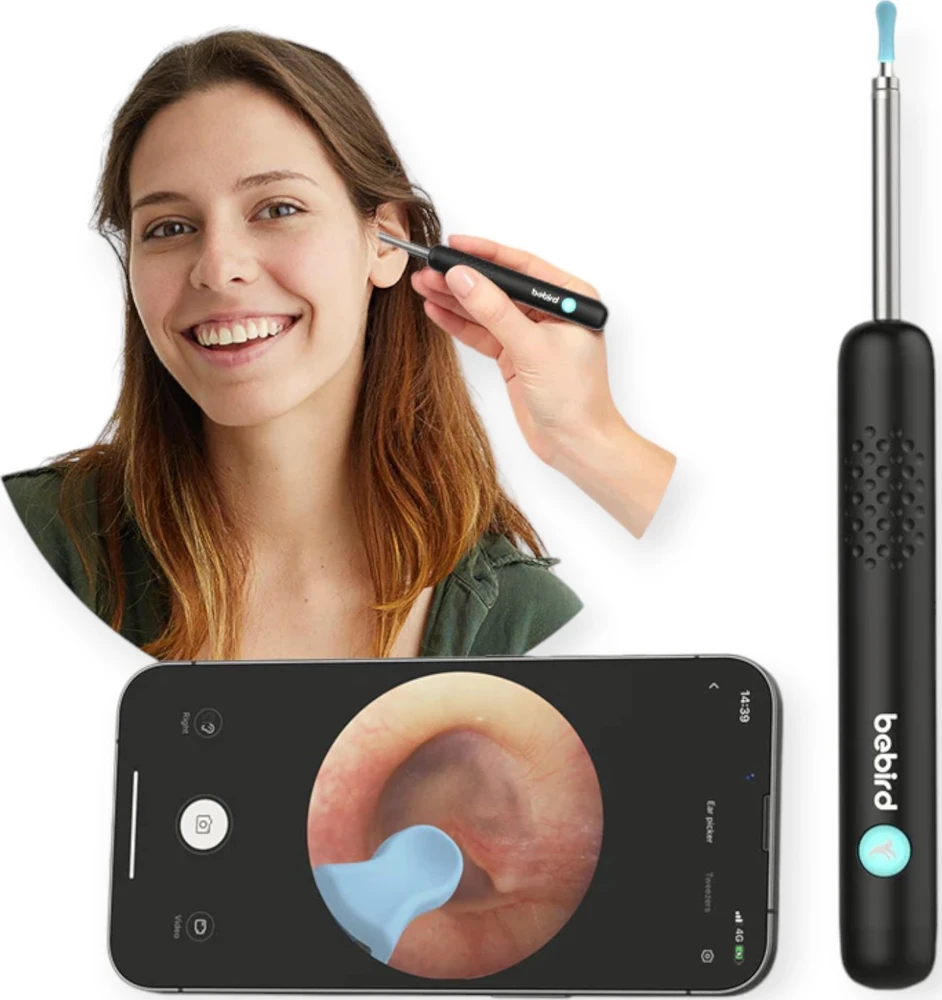 Smart Visual Ear-Clean strypas Bebird R1 juodas