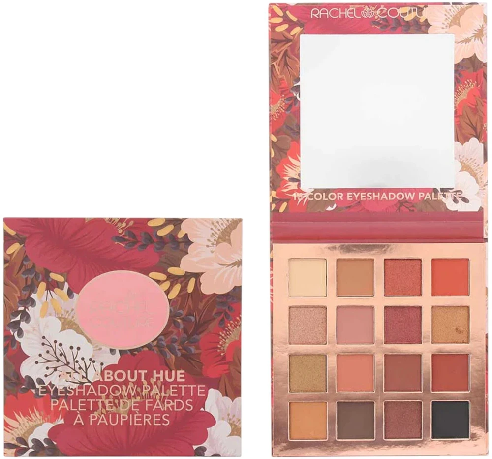 Becca Rachel Couture, „All About Hue“ žvilganti akių šešėlių paletė, 16, 25,6 g, skirta moterims