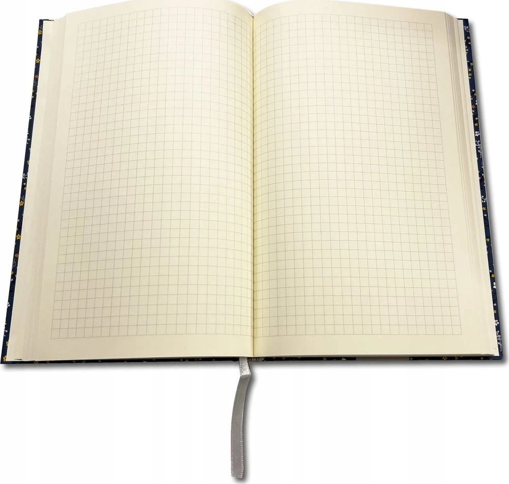 Bee-bee Notes A5 tinklelis Soft Touch Baltos rožinės spalvos gėlės
