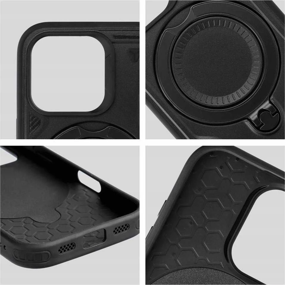 OEM dėklas, skirtas iPhone 16 PLUS, Frost Armor, juodas