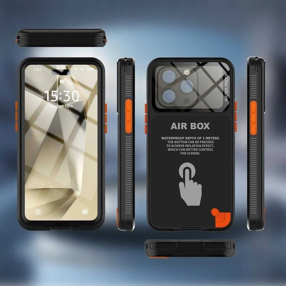 Oem Dėklas, skirtas „Airbox 6.1 Shellbox“ vandeniui atspariam juodam korpusui