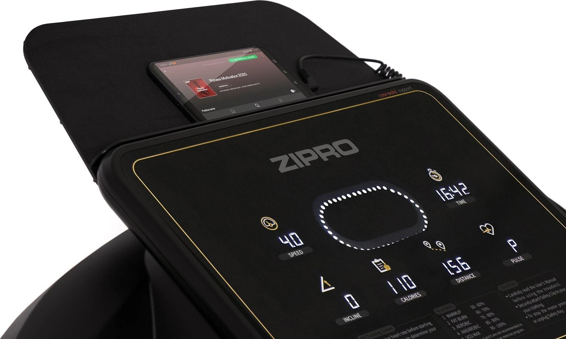 Bėgimo takelis Zipro Dream Pacemaker + iConsole
