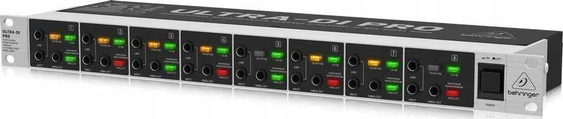 Behringer DI800 garsų maišiklis 8 kanalai Juoda, Sidabras