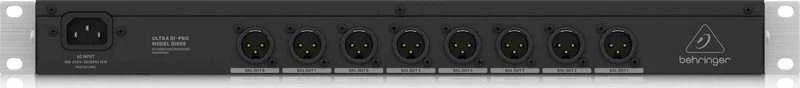 Behringer DI800 garsų maišiklis 8 kanalai Juoda, Sidabras