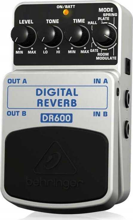 Behringer DR600 efektų pedalas Išraiškos pedalas Juoda, Sidabras