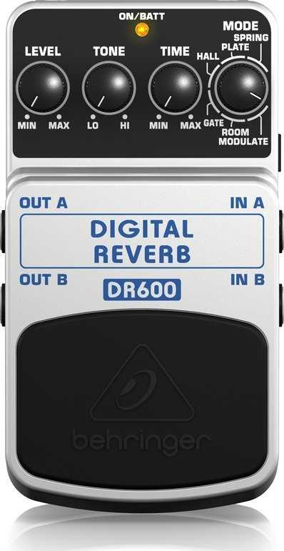 Behringer DR600 efektų pedalas Išraiškos pedalas Juoda, Sidabras