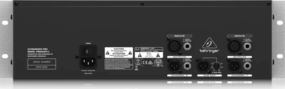 Projektorius Behringer FBQ6200 ekvalaizeris