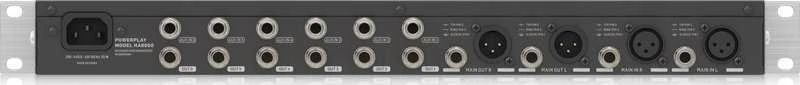 Behringer HA6000 6 kanalų ausinių stiprintuvas