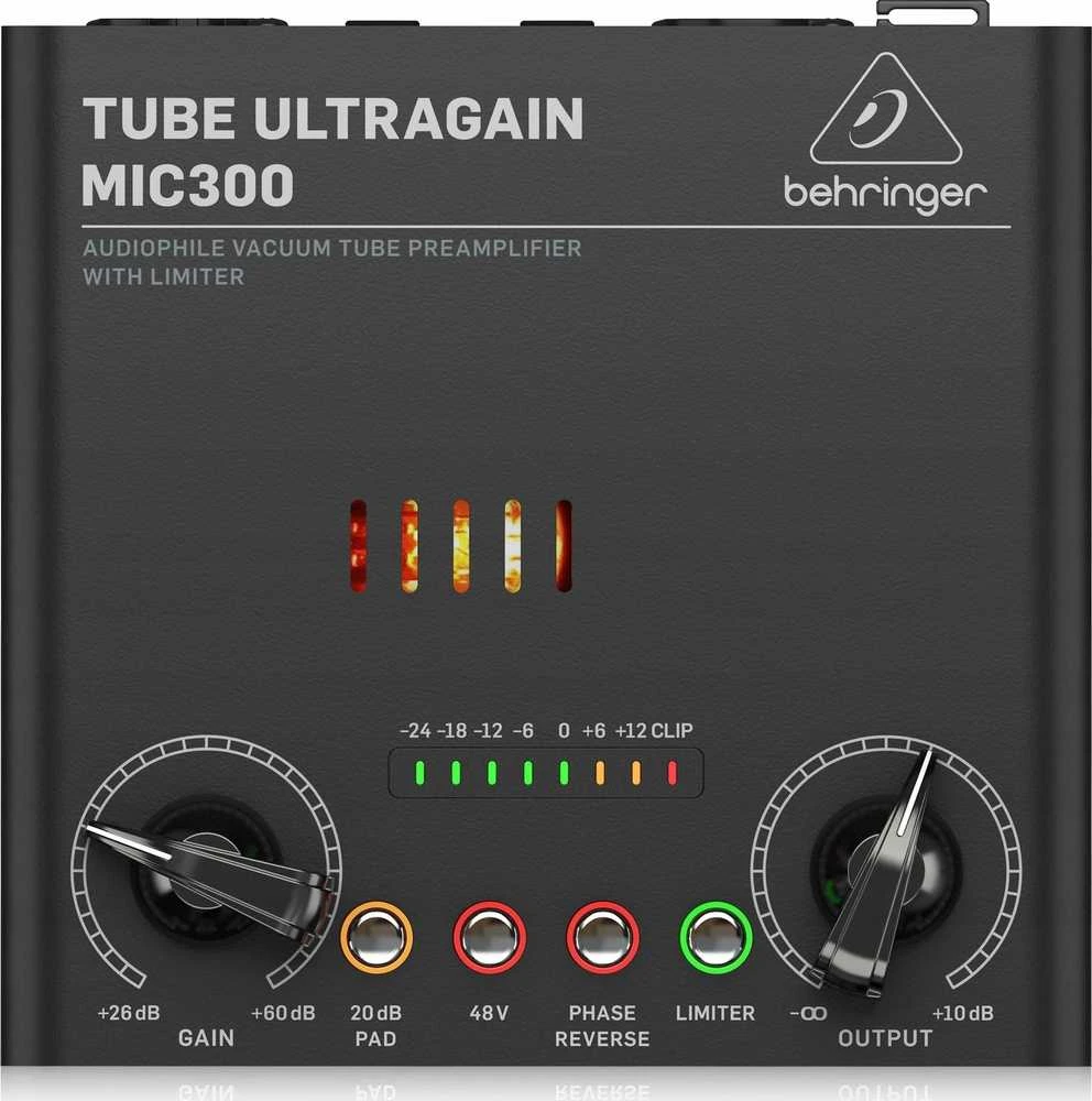 Behringer MIC300 - vamzdinis mikrofono pirminis stiprintuvas