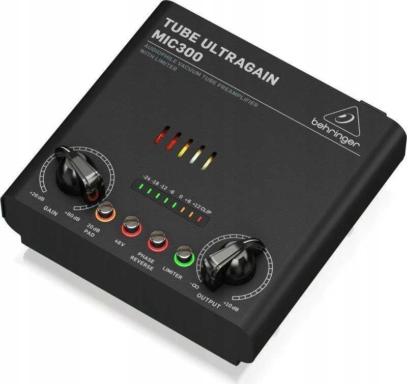 Behringer MIC300 - vamzdinis mikrofono pirminis stiprintuvas