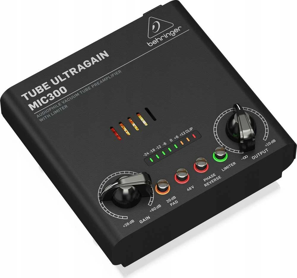 Behringer MIC300 - vamzdinis mikrofono pirminis stiprintuvas