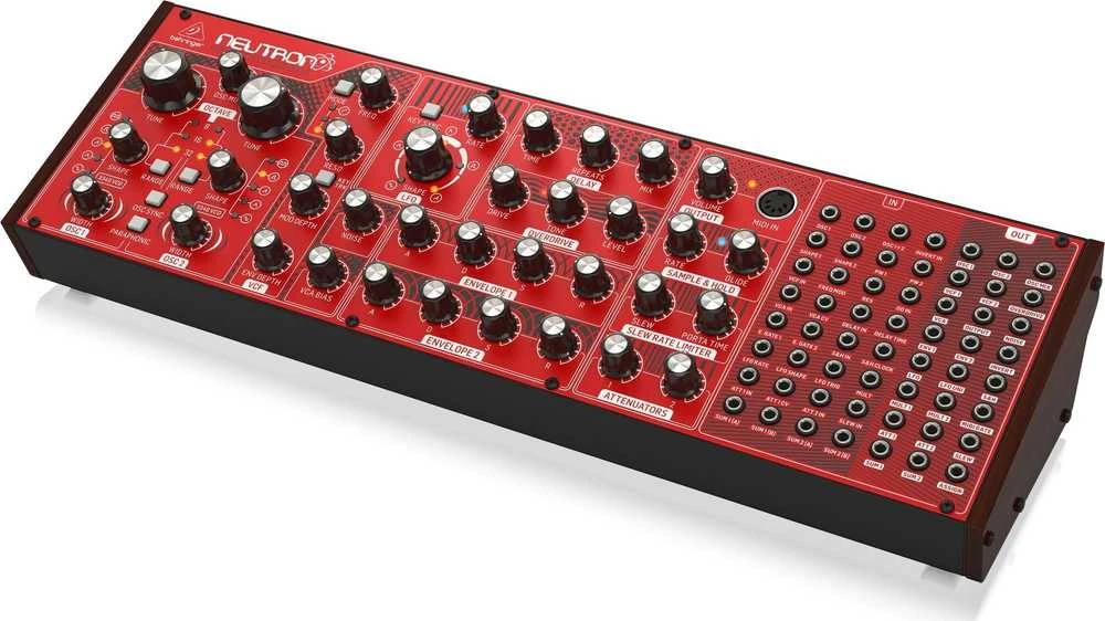 Behringer NEUTRON analoginis sintezatorius, raudonas