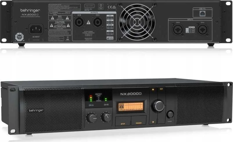Behringer NX3000D Stereofoninis galios stiprintuvas su DSP