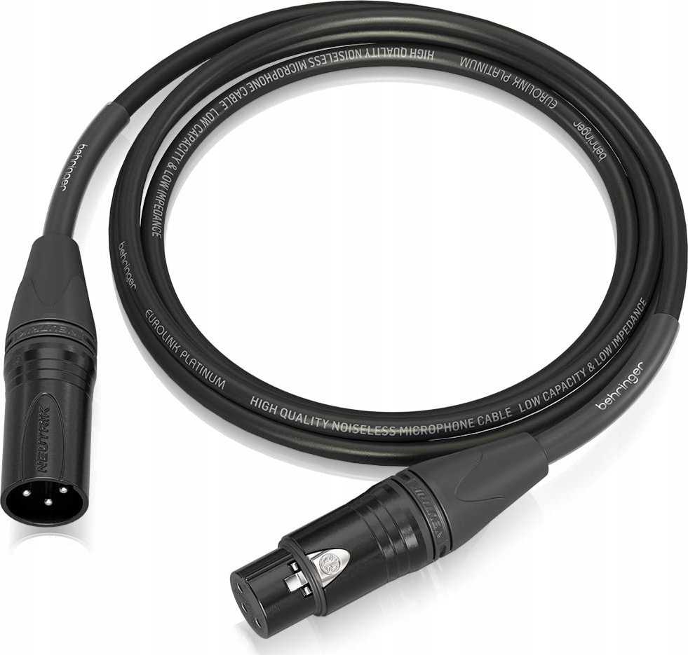 Behringer PMC-150 Kabelis mikrofonowy XLR F – XLR M 1,5m