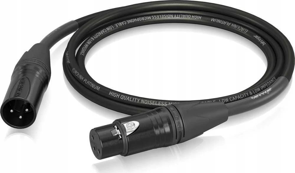 Behringer PMC-300 Kabelis mikrofonowy XLR F - XLR M 3m