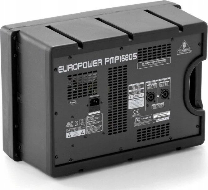 Behringer PMP1680S garsų maišiklis 10 kanalai 10 – 200000 Hz Juoda