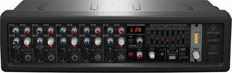 Behringer PMP550M garso pultas, 5 kanalai, 20 - 20000 Hz, juodas