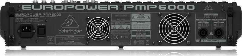 Behringer PMP6000 garso mikšeris, 20 kanalų, 10 – 200 000 Hz, juodas