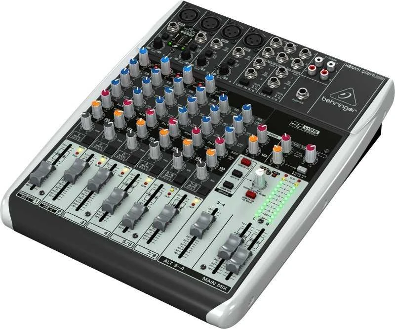 Garsų Pultas - Behringer Q1204USB 12 Kanalų