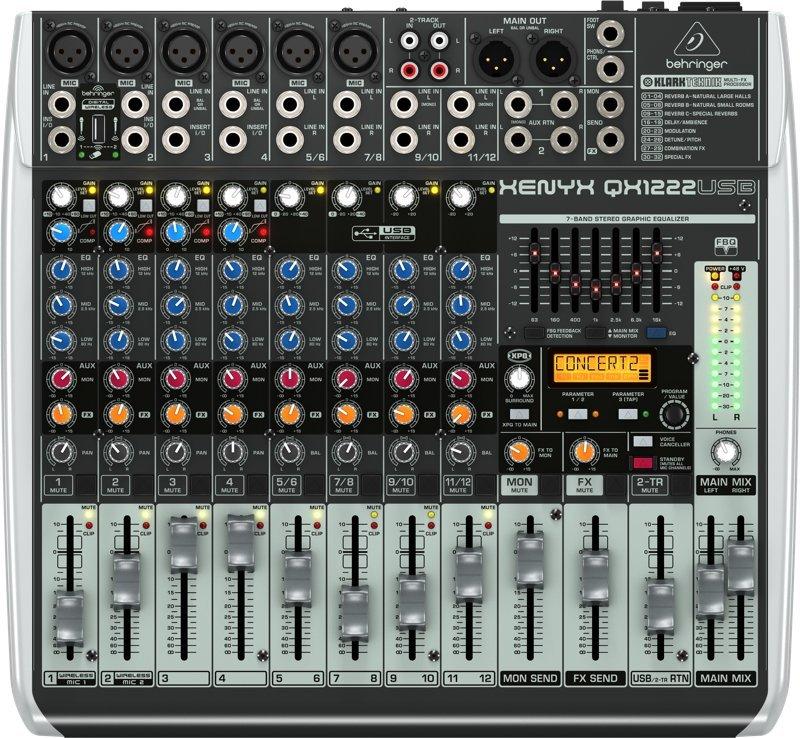 Garso Pultas - Behringer QX1222USB 16 Kanalų