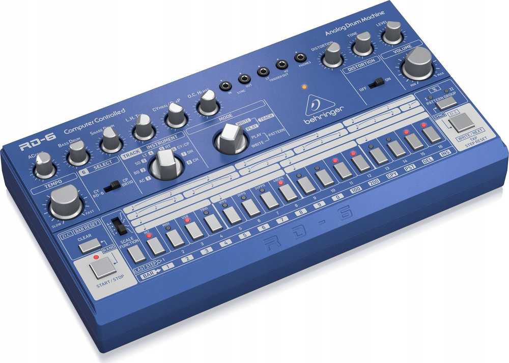 Behringer RD-6-BU ritmo/būgnų mašina