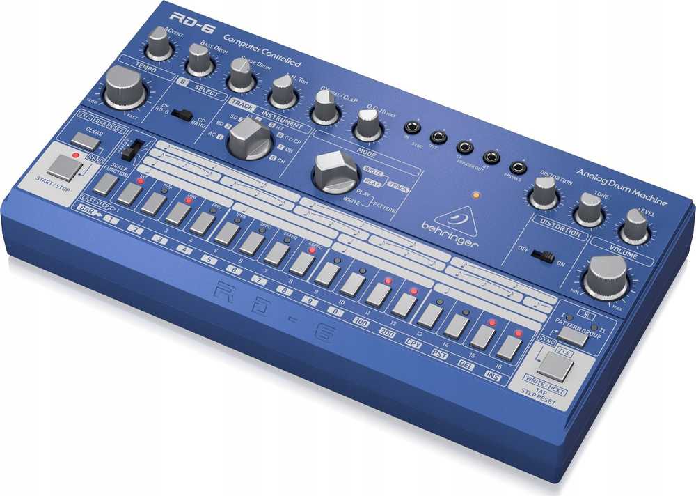 Behringer RD-6-BU ritmo/būgnų mašina