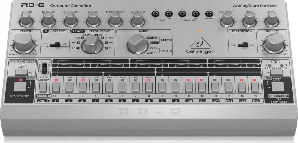 Behringer RD-6-SR - Būgninė mašina