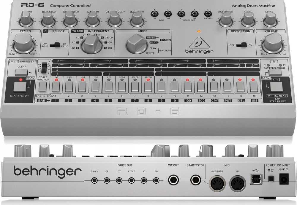 Behringer RD-6-SR - Būgninė mašina