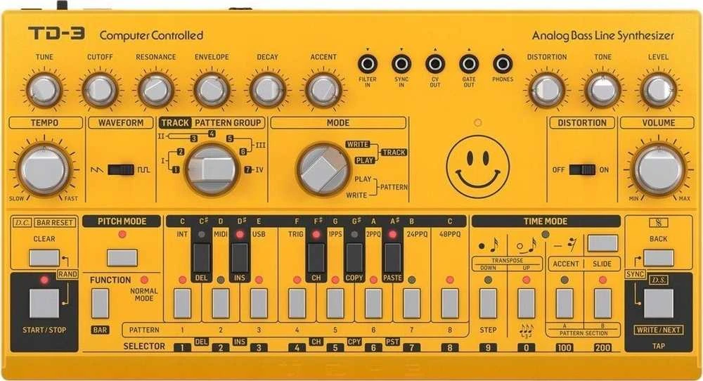 Behringer TD-3-AM – analoginis boso linijų sintezatorius