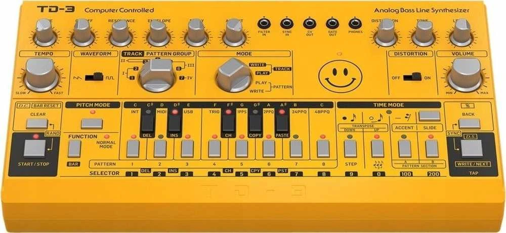 Behringer TD-3-AM – analoginis boso linijų sintezatorius