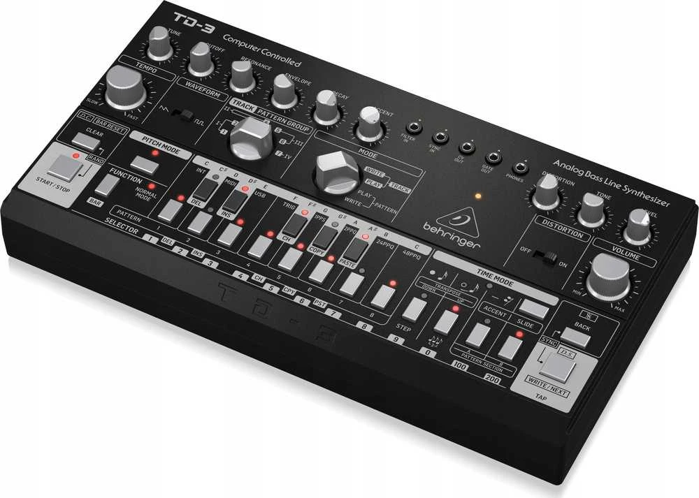 Behringer TD-3-SB Analog synthesizer Juodas