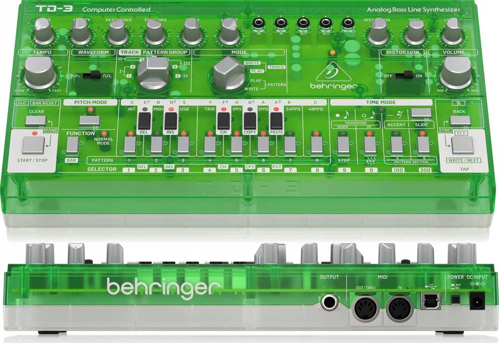 Behringer TD-3-LM – Žemųjų dažnių linijų sintezatorius