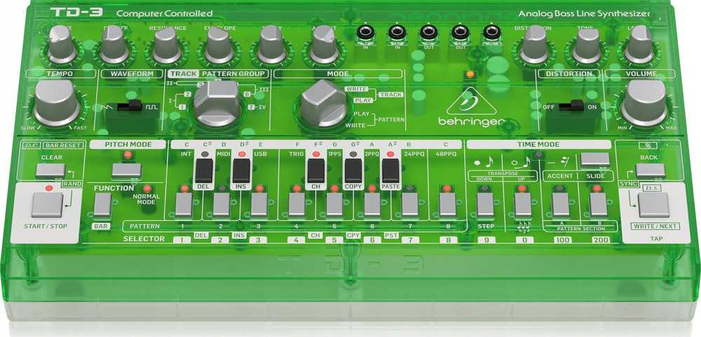 Behringer TD-3-LM – Žemųjų dažnių linijų sintezatorius