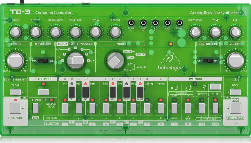 Behringer TD-3-LM – Žemųjų dažnių linijų sintezatorius