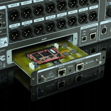 „Behringer X-DANTE DANTE“ išplėtimo plokštė, skirta X32
