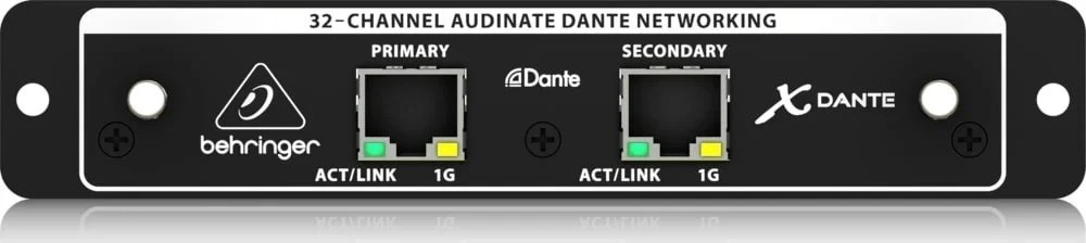 „Behringer X-DANTE DANTE“ išplėtimo plokštė, skirta X32