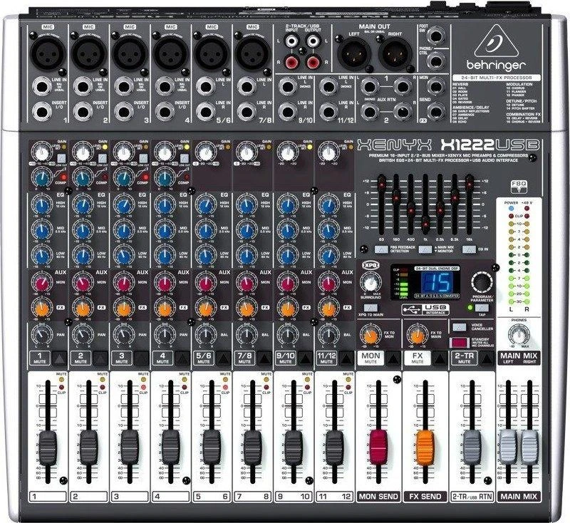 Garso Pultas - Behringer X1222USB 4 Kanalai