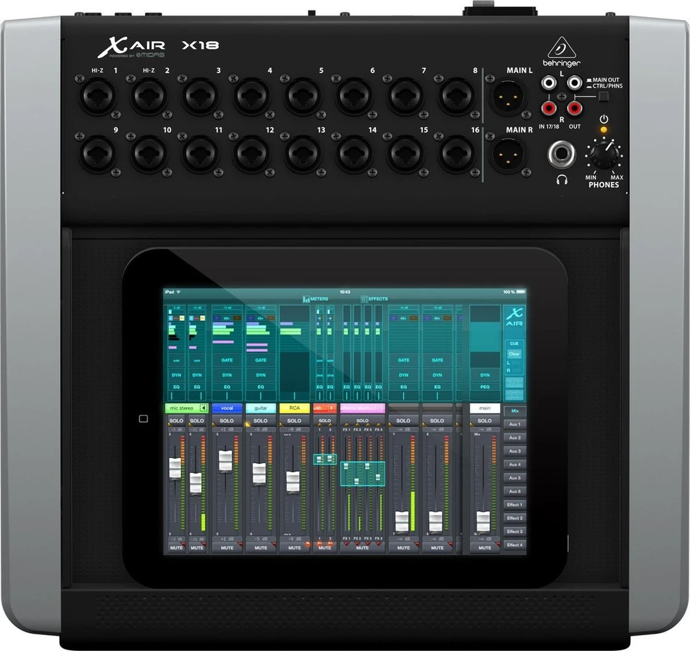 Behringer X18 garso pultas, 18 kanalų