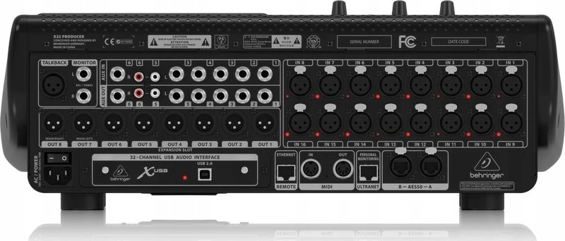 Behringer X32 Producer 40 kanalai 10 – 22000 Hz Juoda
