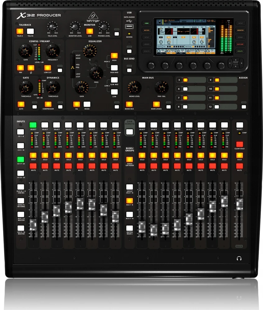 Behringer X32 Producer 40 kanalai 10 – 22000 Hz Juoda