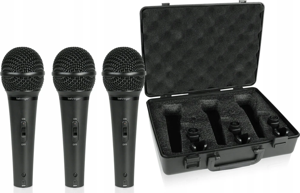 Behringer XM1800S mikrofonas Juoda Studijos mikrofonas