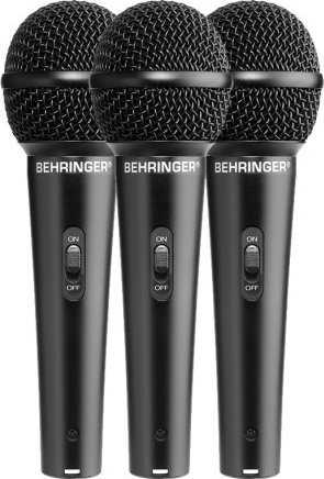 Behringer XM1800S mikrofonas Juoda Studijos mikrofonas