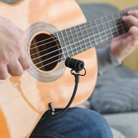 Behringer CB100 Guitar - kondensacinis mikrofonas su akustinės gitaros laikikliu