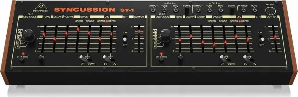 Behringer SYNCUSSION SY-1 - analoginis perkusinis sintezatorius