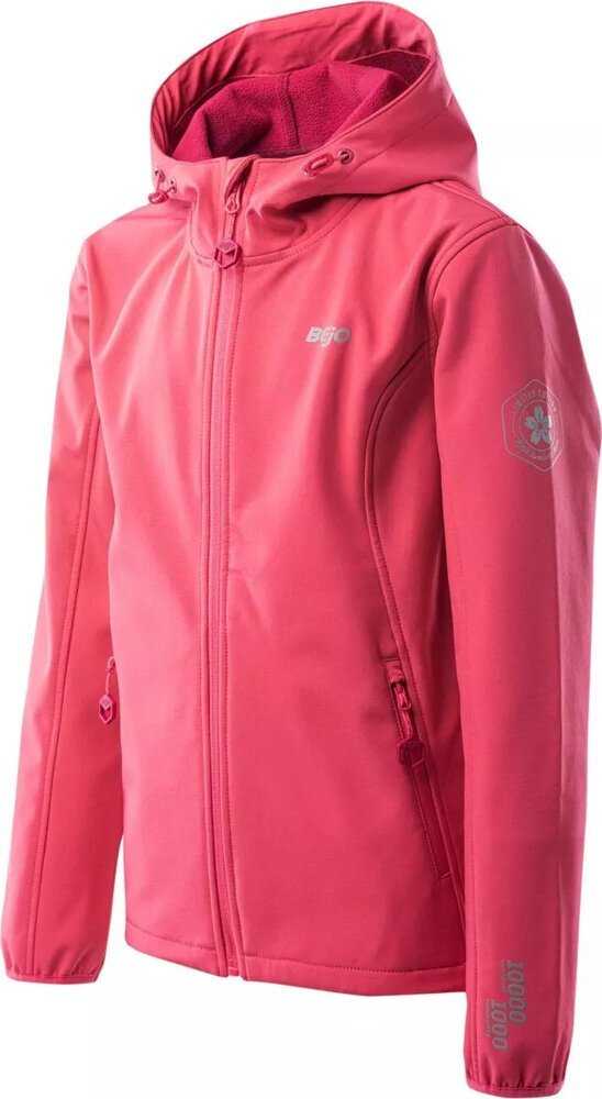 Vaikiška softshell striukė su reguliuojamu gobtuvu Bejo